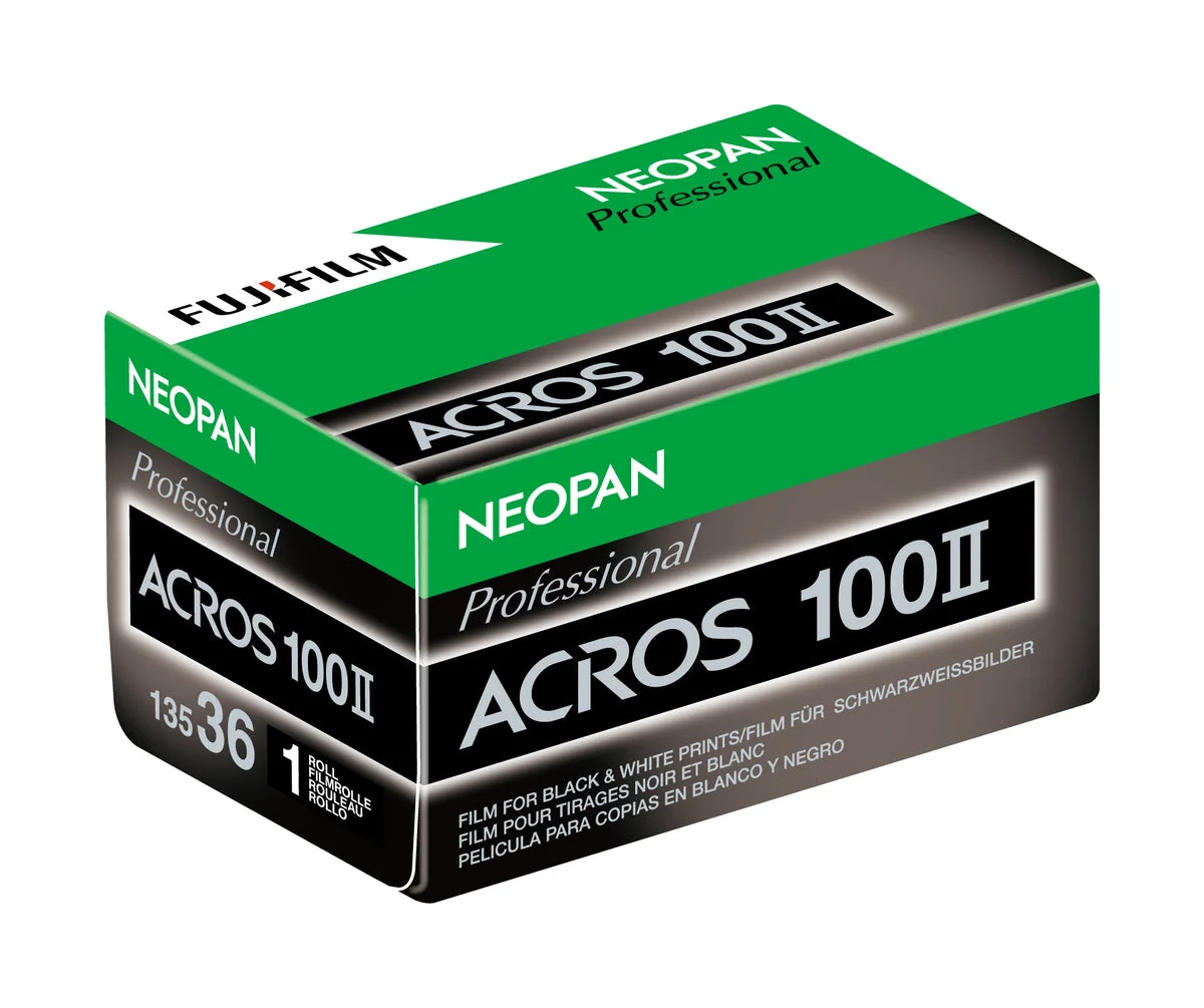 Fujifilm Neopan Acros 100 II Black & White Negative - 35mm Film, 36 Exposures, Single Roll