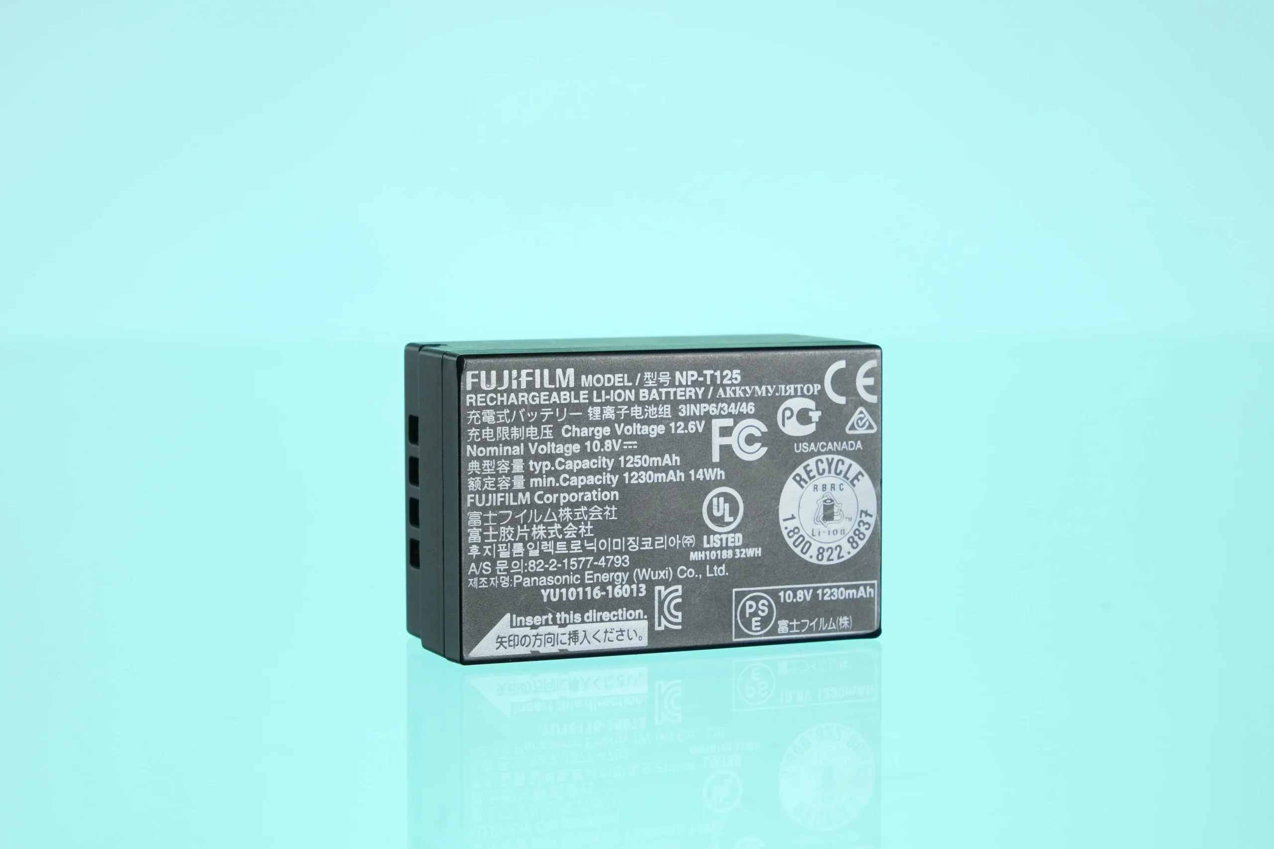 Fujifilm NP-T125 battery for GFX50s GFX 50r Cameras