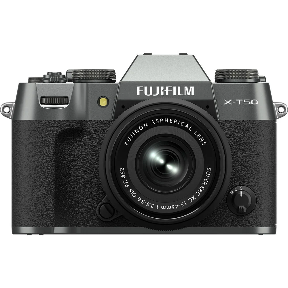 Fujifilm X-T50 with XC15-45mmF3.5-5.6 OIS PZ Lens Kit Charcoal