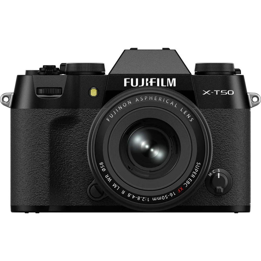 Fujifilm X-T50 with XF16-50mmF2.8-4.8 R LM WR Lens Kit, Black