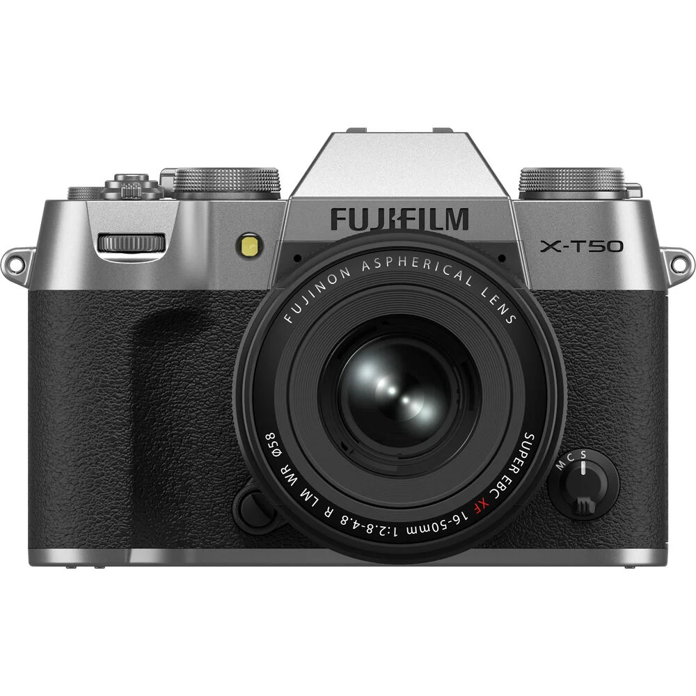 Fujifilm X-T50 with XF16-50mmF2.8-4.8 R LM WR Lens Kit, Silver