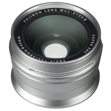 Fujifilm X100 Wide Conversion Lens WCL-X100 II, Silver