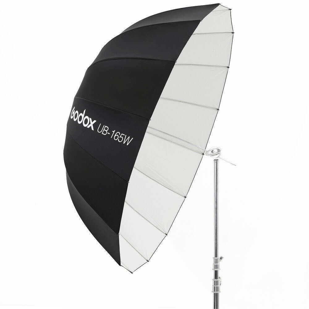 GODOX 65" (165CM) WHITE PARABOLIC UMBRELLA