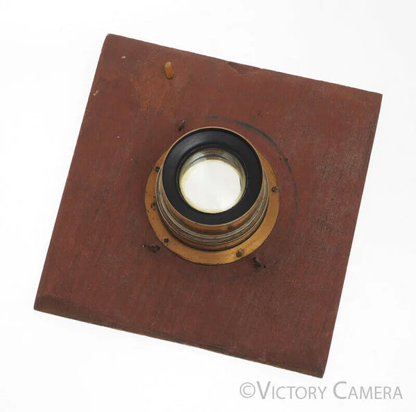Gundlach Turner Reich 14" Brass Lens w/ Packard Shutter [Good]