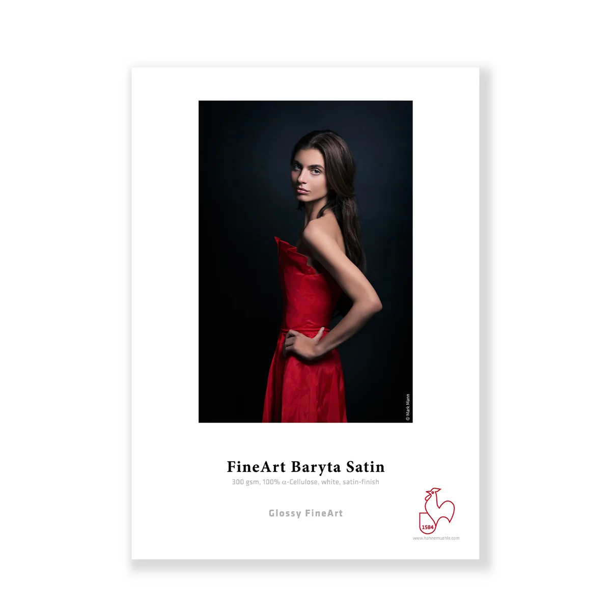 Hahnemühle FineArt Baryta Satin Inkjet Paper 300, 17" x 39' - Roll