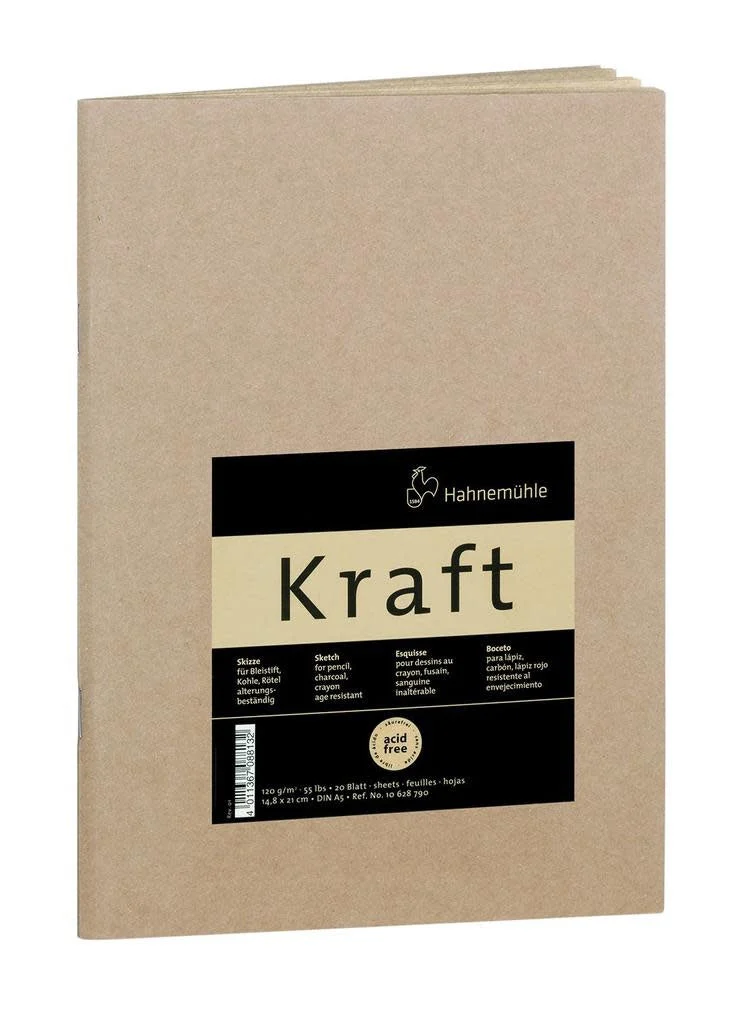 Hahnemühle Kraft Paper Sketch Booklet 5.83” x 8.27”