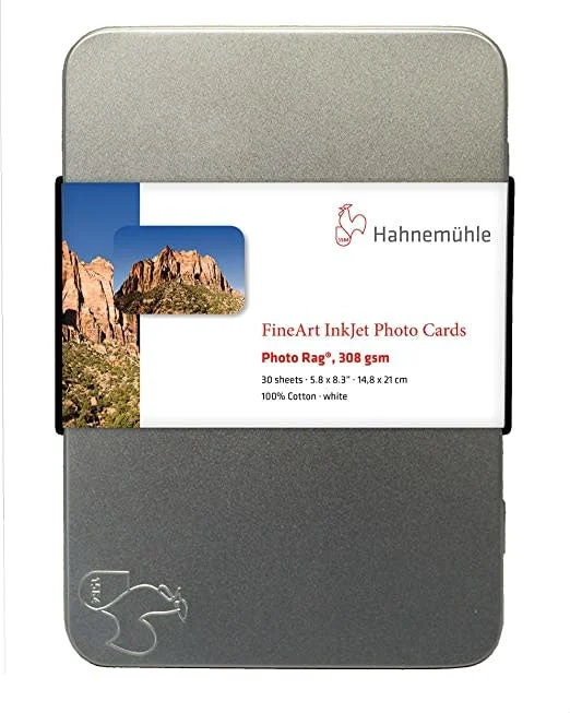 Hahnemühle Photo Tin, Photo Rag 308 - 4x6 - 30 sheets