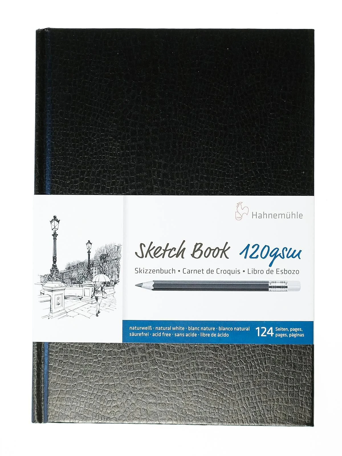 Hahnemühle Sketchbook 120gsm Natural White (A5) 5.83x8.27in
