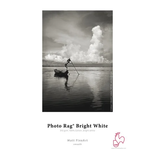 Hahnemuhle FineArt Photo Rag Bright White Paper - 8.5x11" 25 Sheets
