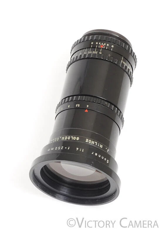 Hasselblad 250mm f4 Sonnar Zeiss Opton T Lens for 1000F / 1600F w/ Case [EXC+]