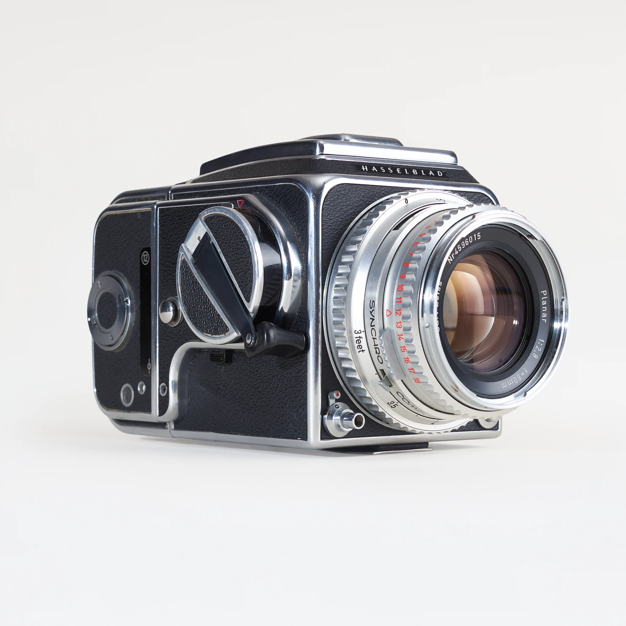 Hasselblad 500C (modified screen holder) + Planar 2/8/80mm C | Fully Refurbished