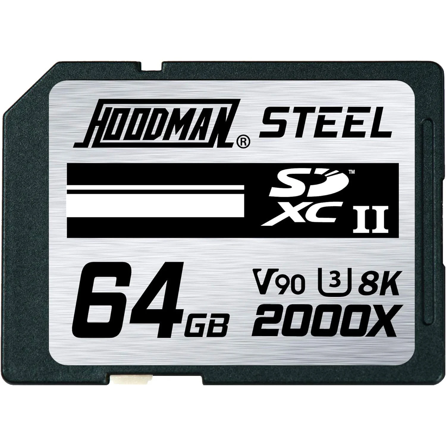 Hoodman Memory Card 64GB RAW/STEEL UHS-II V90
