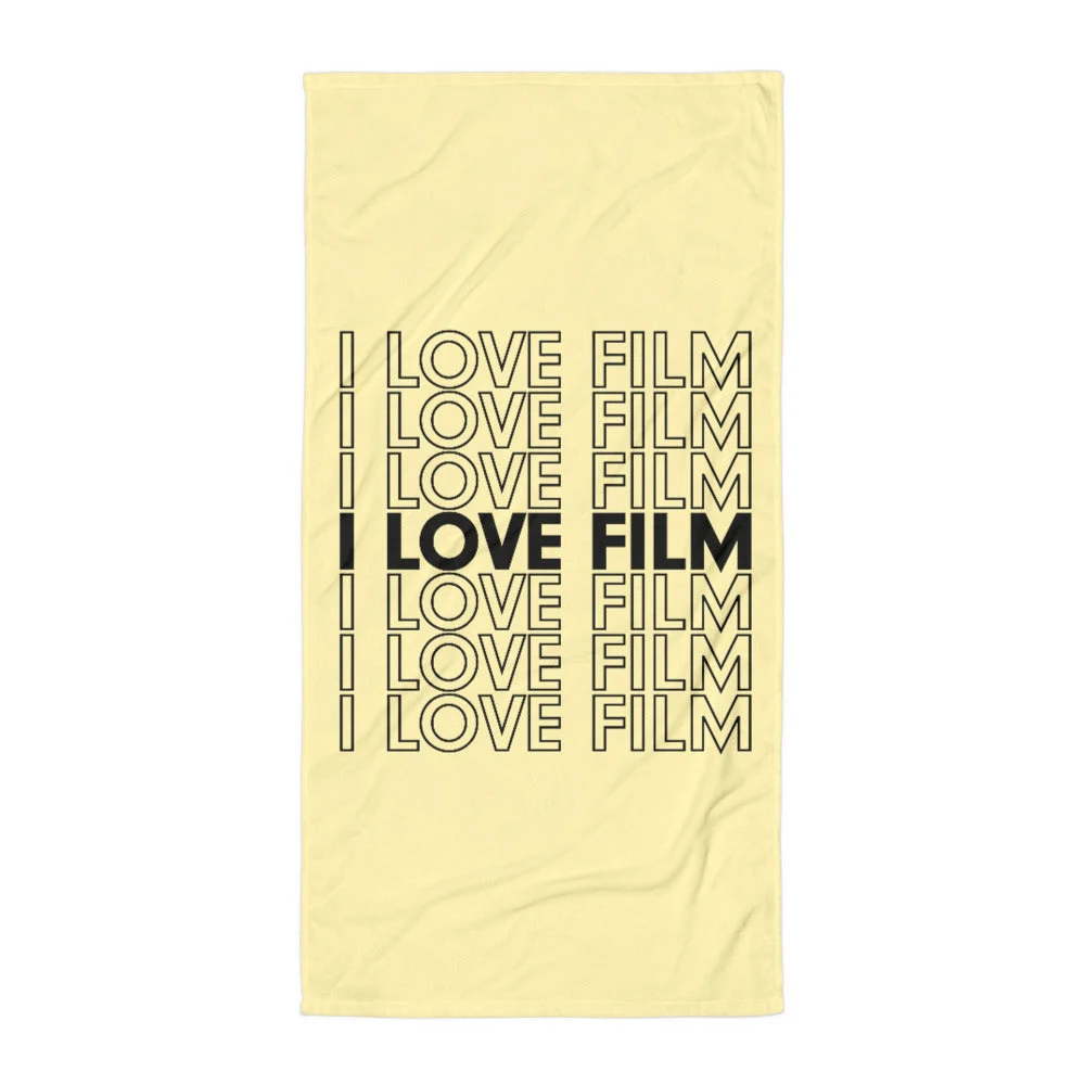 I Love Film Towel