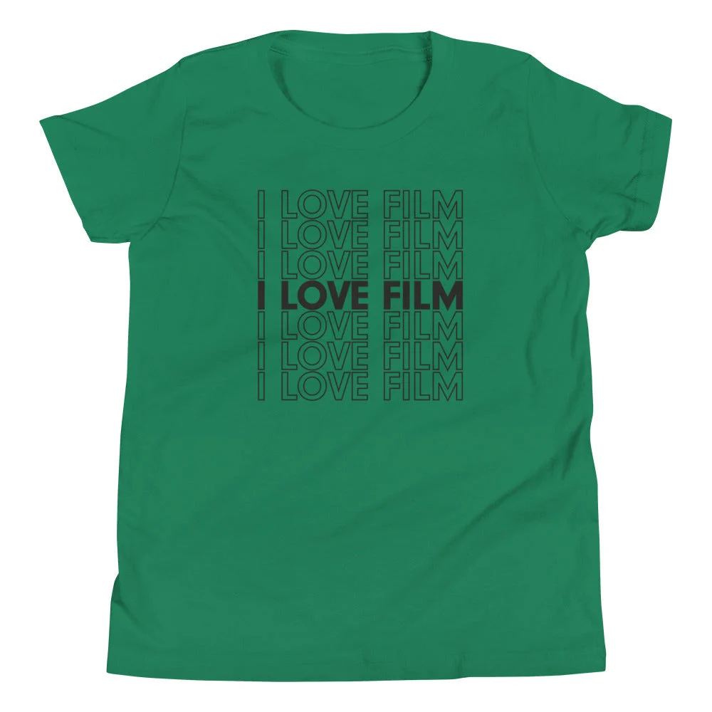 I Love Film Youth Short Sleeve T-Shirt