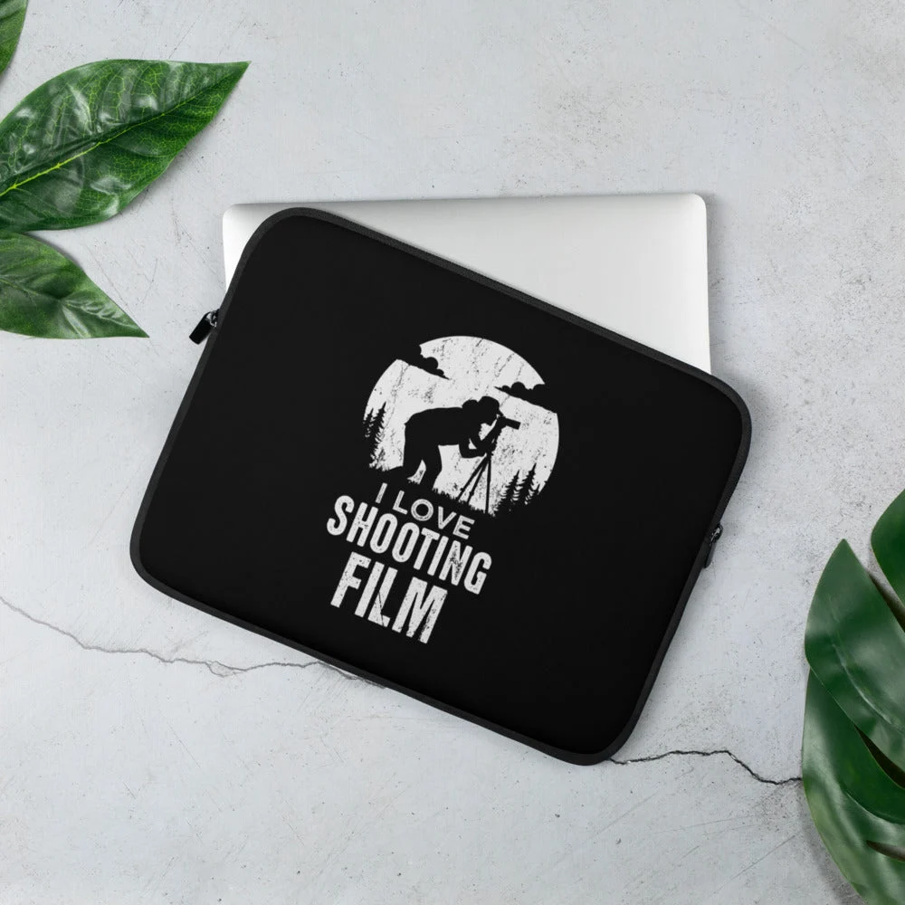 I Love Shooting Film Laptop Sleeve