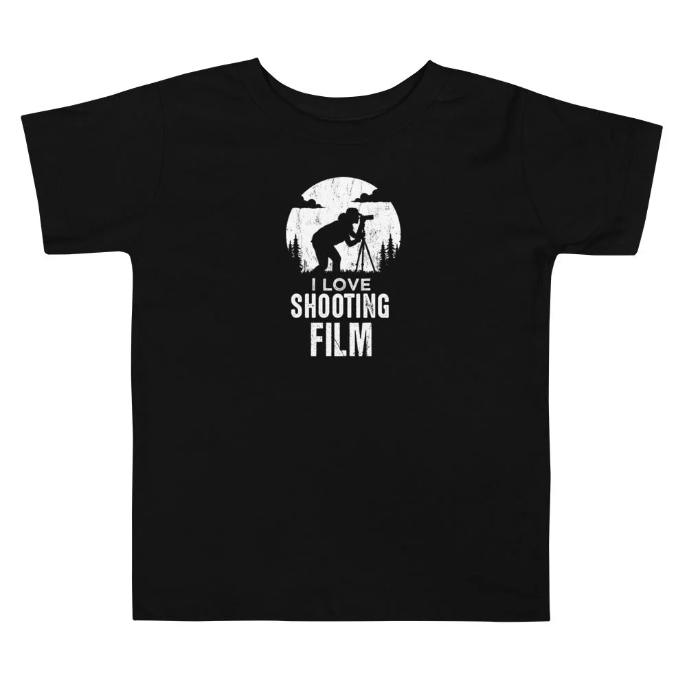 I Love Shooting Film Toddler Short Sleeve Tee