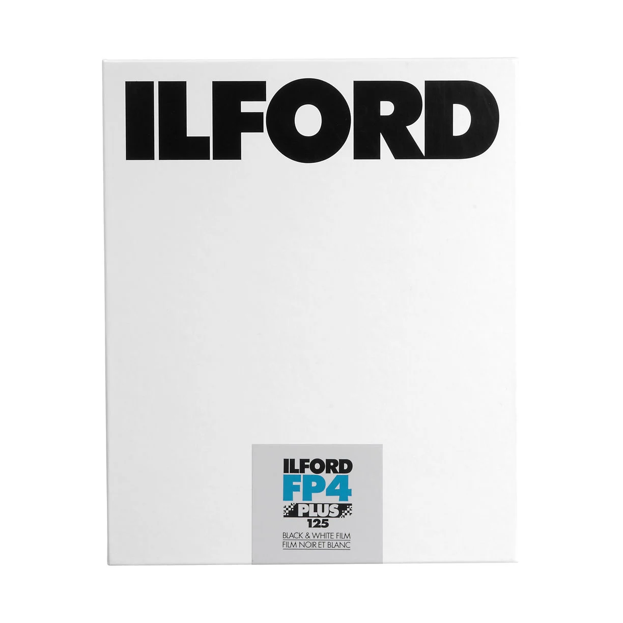 Ilford FP4 Plus Black and White Negative Film (4 x 5", 25 Sheets)