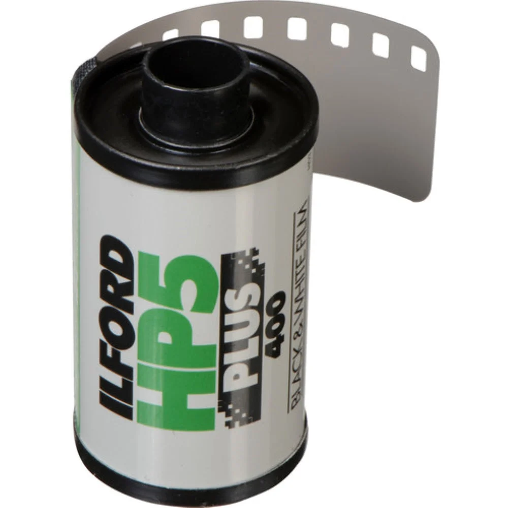 Ilford HP5 Plus Black and White Negative Film - 35mm Roll Film - 36 Exposures