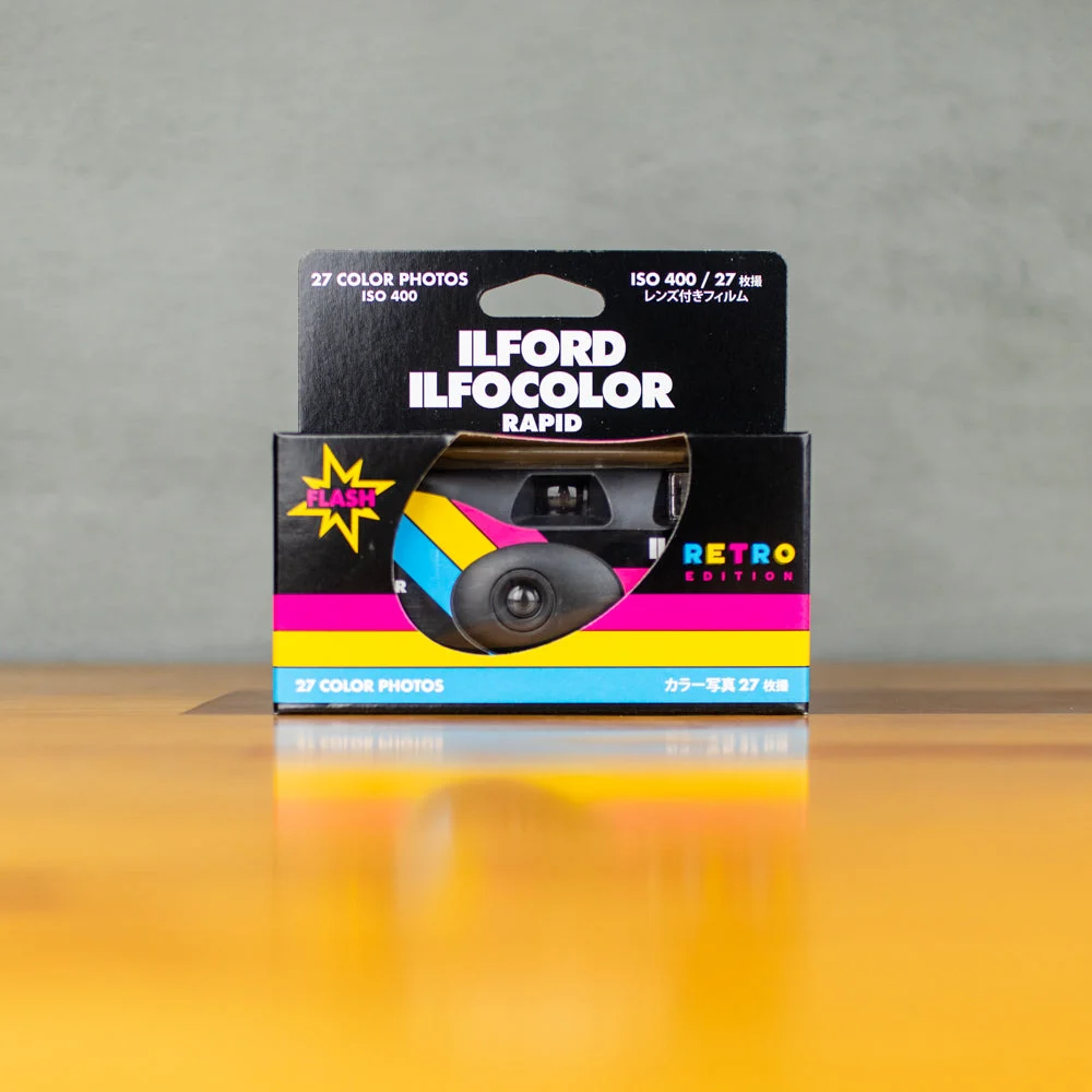 Ilford Ilfocolor Rapid Retro Single Use Camera - EXPIRED 1/2025