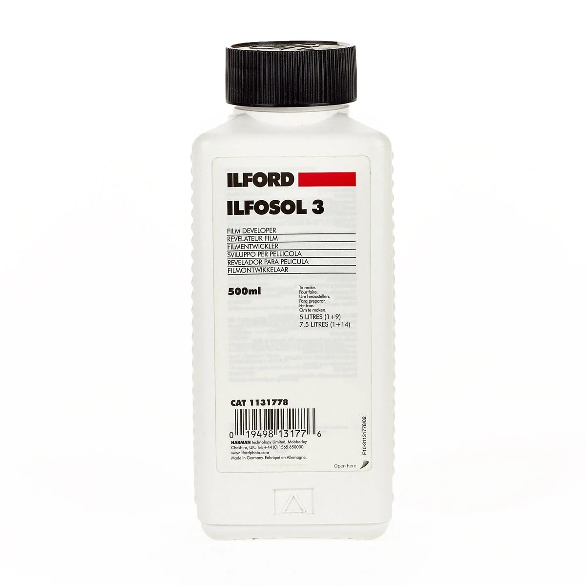 Ilford Ilfosol 3 Developer - 500ml