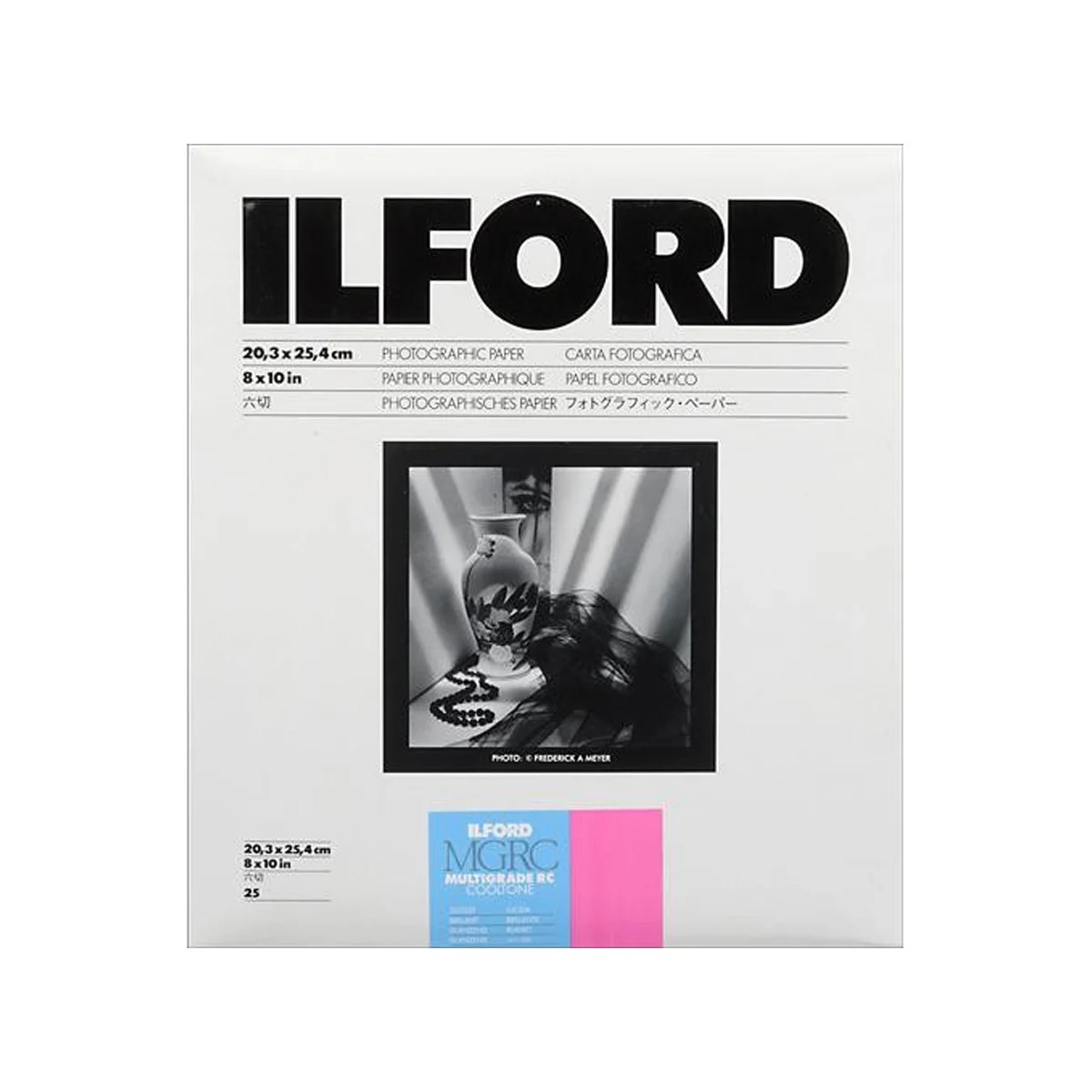 Ilford Multigrade Cooltone (RC) Black & White Paper (8 x 10′, Pearl, 25 Sheets)