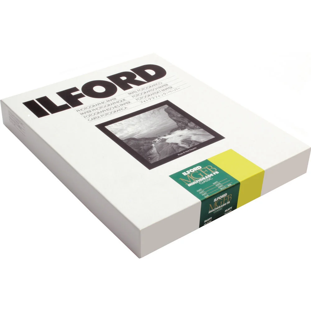 Ilford Multigrade FB Classic Matt Variable Contrast Paper (8 x 10″, 25 Sheets)