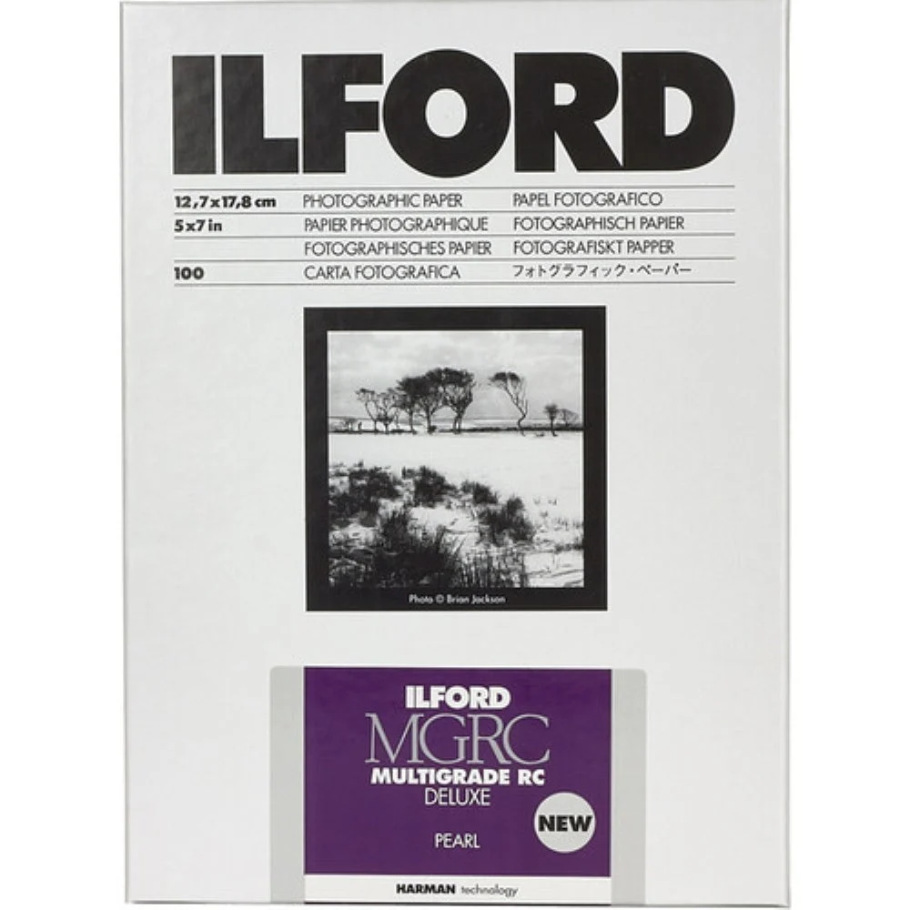 Ilford MULTIGRADE RC Deluxe Paper (Pearl, 5 x 7″, 100 Sheets)