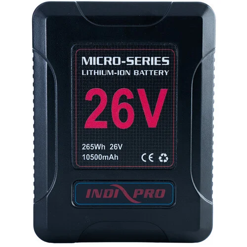IndiPRO Micro Series 26V 260Wh V-Mount Lithium-Ion Battery