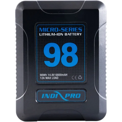 IndiPRO Tools Micro-Series V-Mount Li-Ion Battery