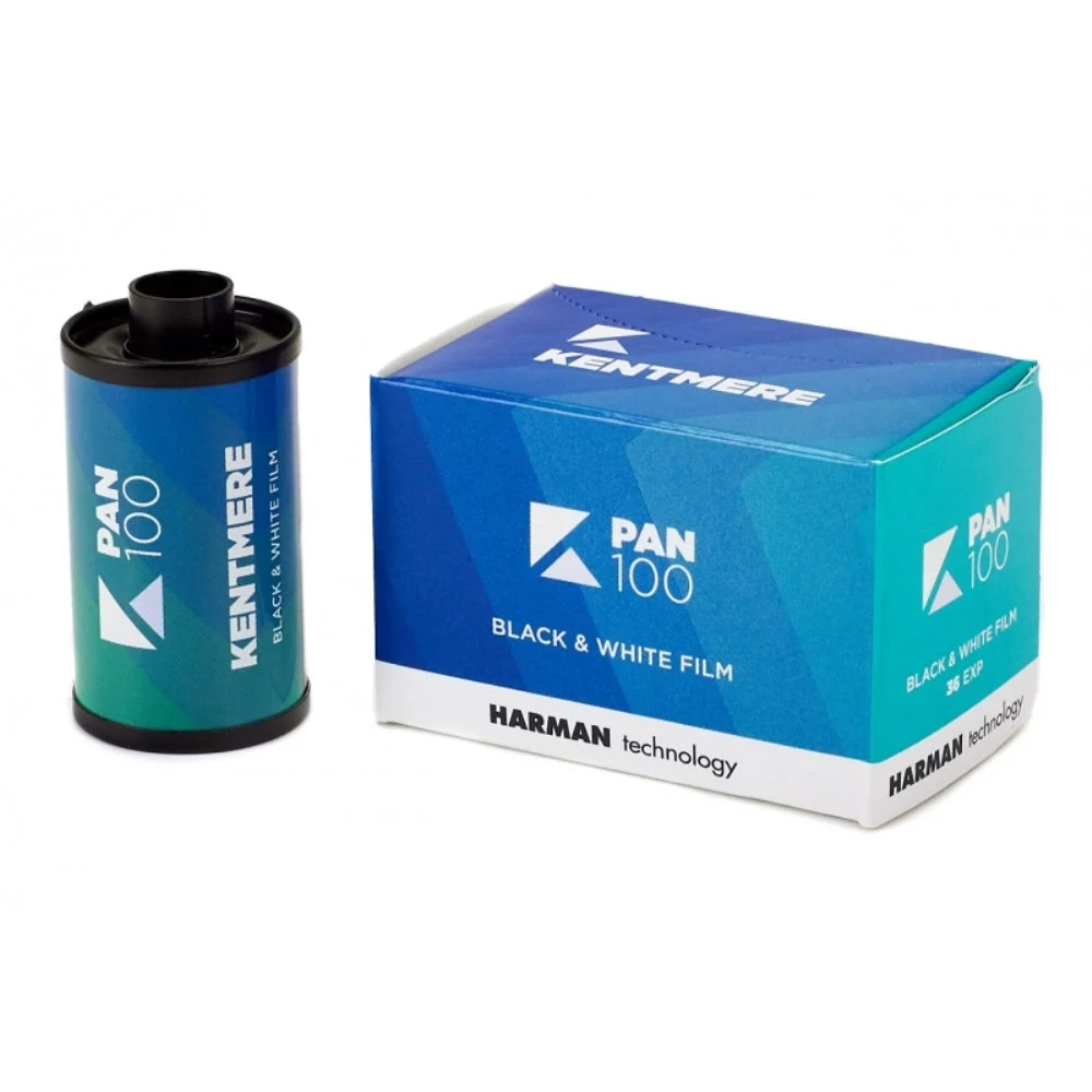 Kentmere Pan 100 Black and White Negative Film (35mm Roll Film, 36 Exposures)