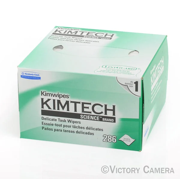 Kimwipes 4.5 x 8.5" (280 Count) Camera Lens Cleaning Wipes