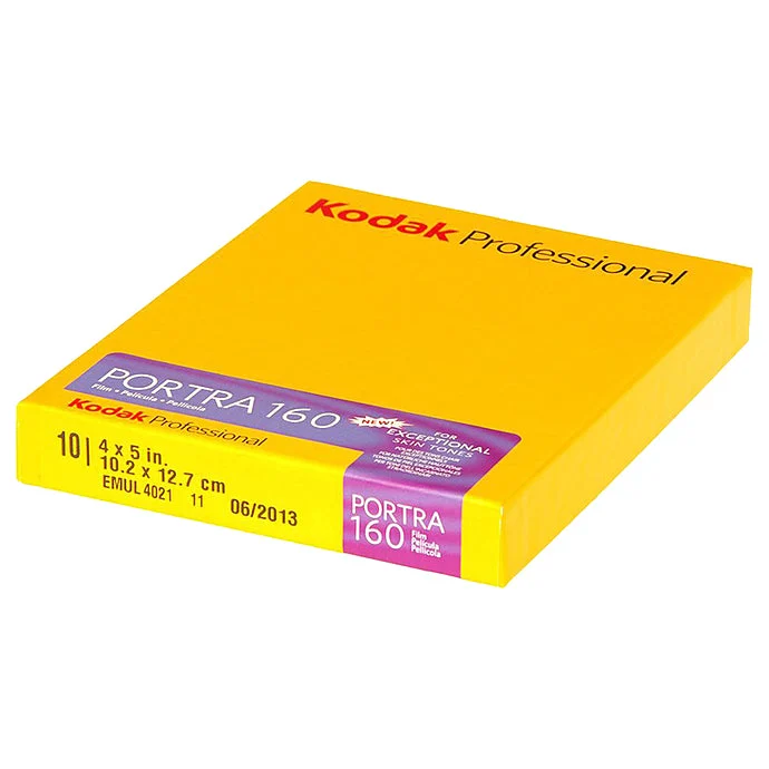 Kodak 4x5 Portra 160 Color Film - 10 Sheets
