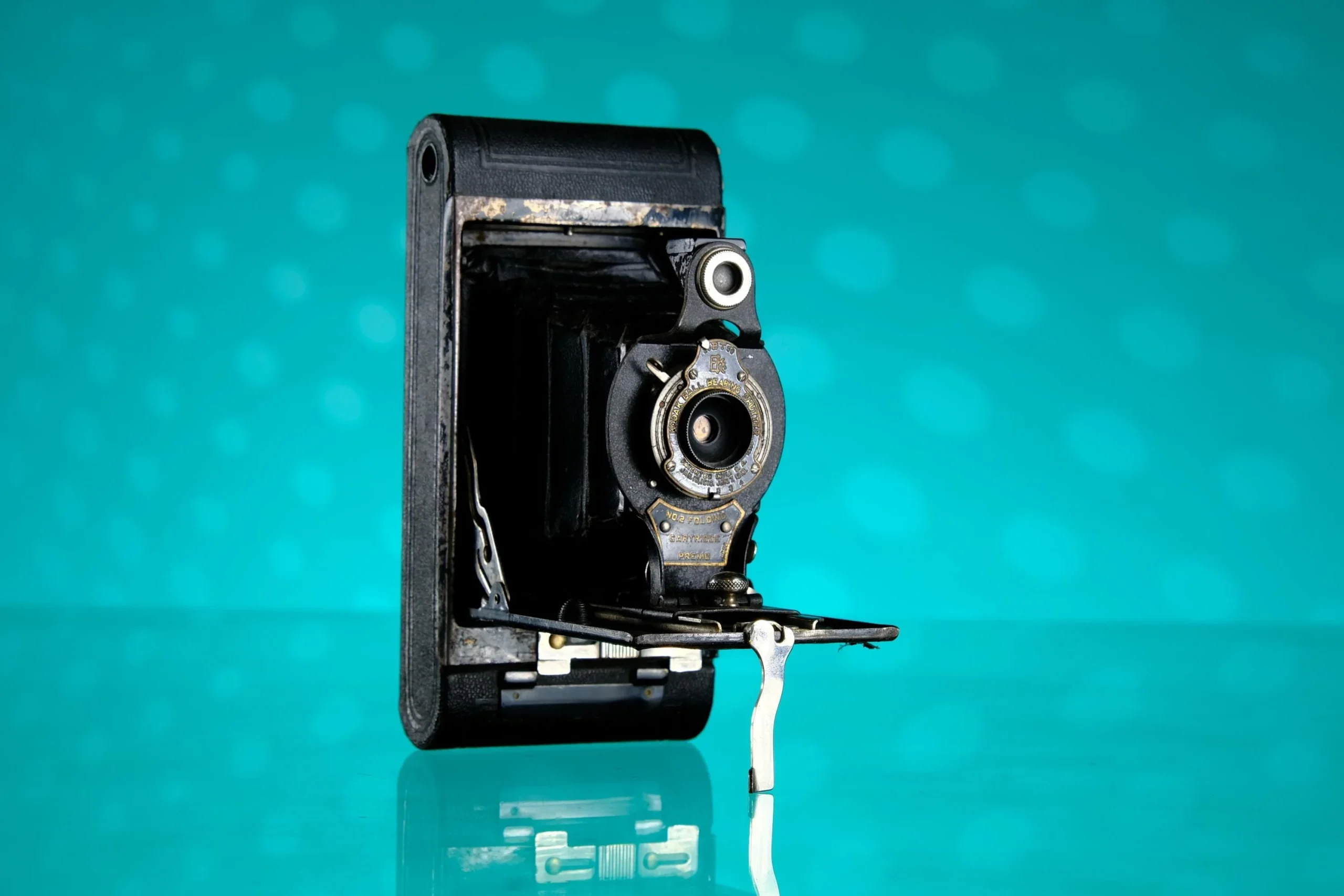 Kodak Brownie Folding No 2 Camera Vintage!