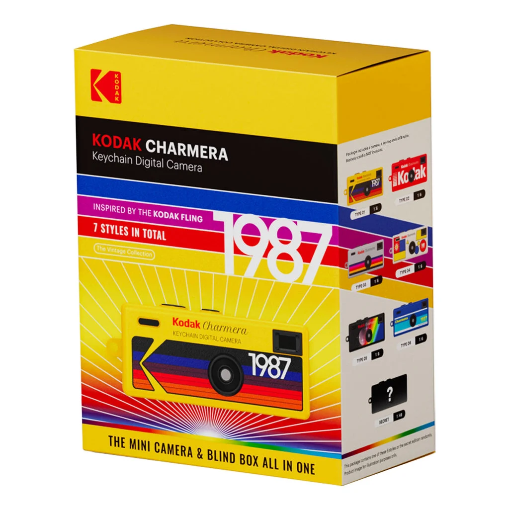 KODAK CHARMERA 1987 KEYCHAIN (Camera + Micro SD)