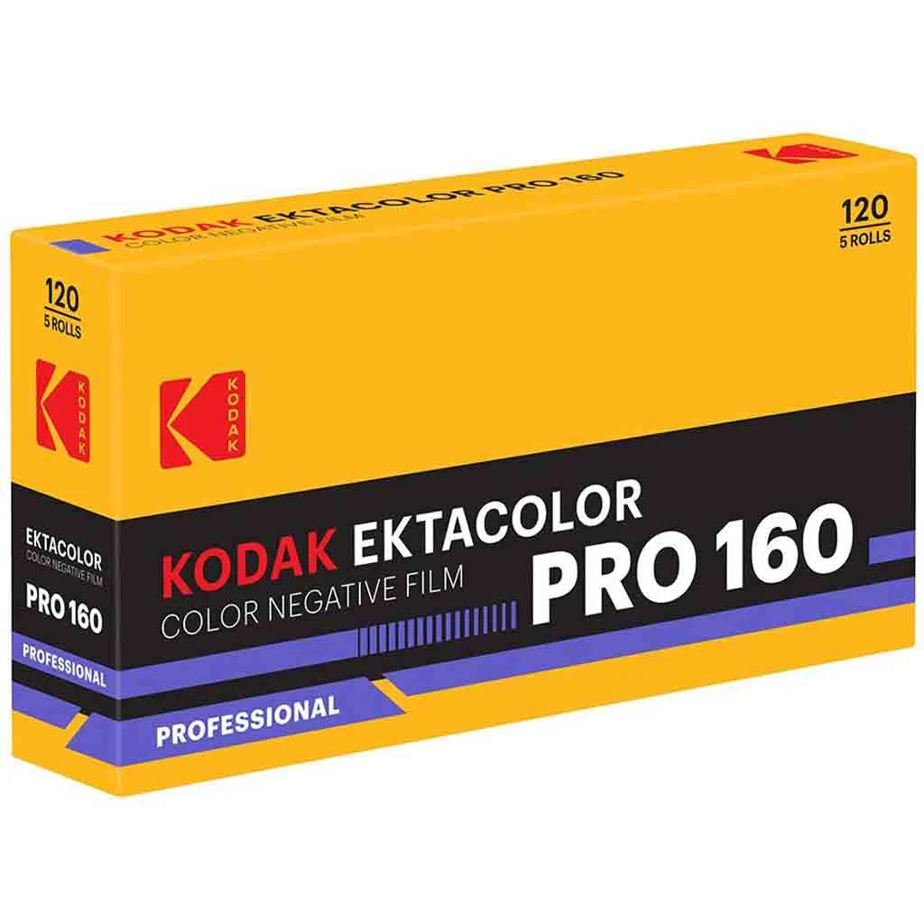 Kodak Ektacolor Pro 160 120 Color Film, 5 Pack