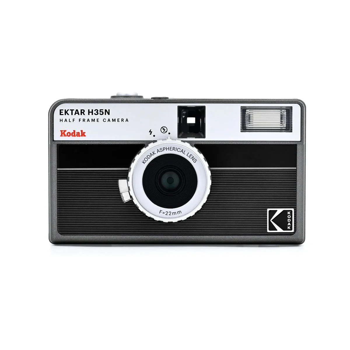 Kodak Ektar H35N Half Frame 35mm Film Camera - Striped Black