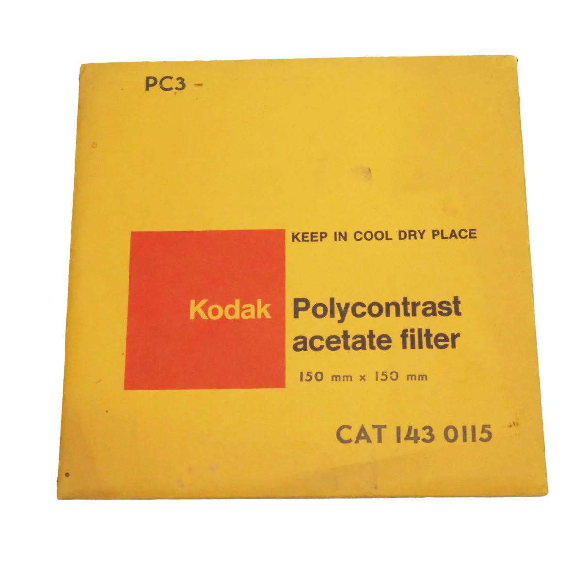 Kodak PC3 Polycontrast Acetate Filter - USED