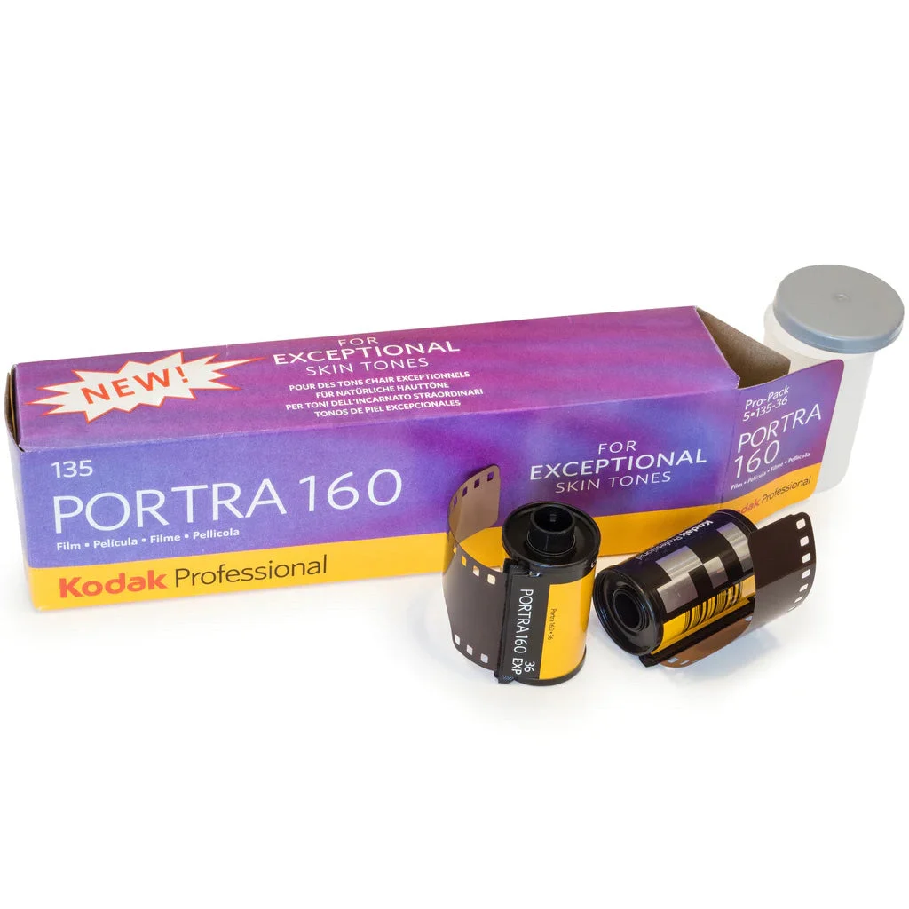 Kodak PORTRA 160 135-36exp Color Negative Film - Single Roll
