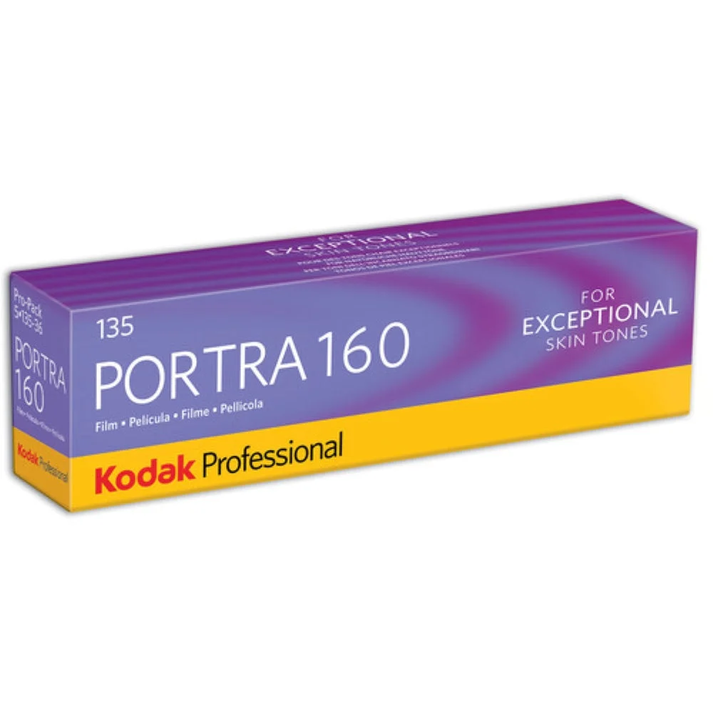 Kodak Professional Portra 160 Color Negative Film - 35mm Roll Film - 36 Exposures - 5 Pack