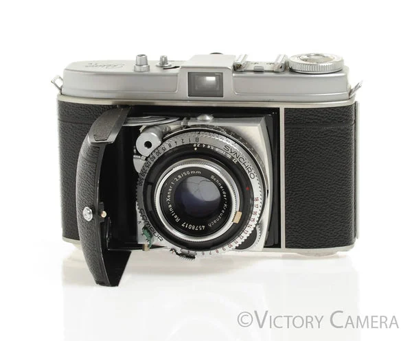 Kodak Retina Ib Chrome 35mm Camera w/ 50mm f2.8 Schneider Xenar Lens[EXC]