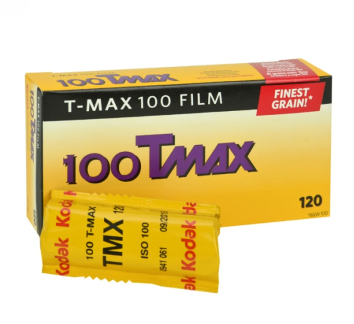 Kodak TMax 100 - 120 B&W Film - EA