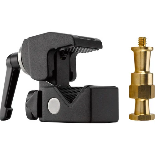 Kupo Convi Clamp with Adjustable Handle and Hex Stud - Black