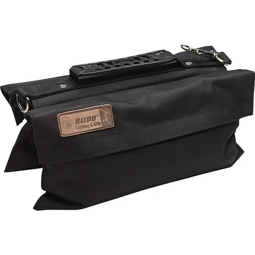 Kupo Touch-Fastener Empty Refillable Sandbag - 13.2 lb, Black
