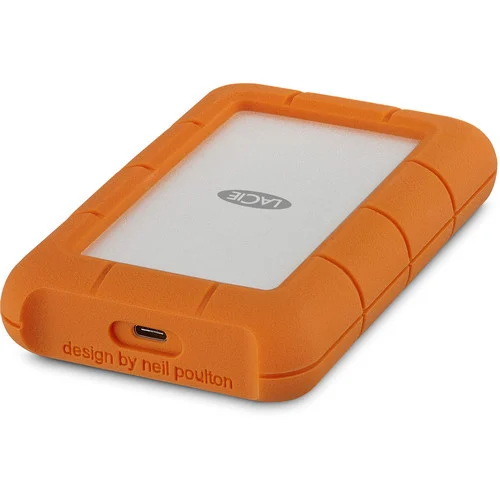 LaCie Rugged External Hard Drive - USB 3.1 Gen 1 Type-C - 2TB