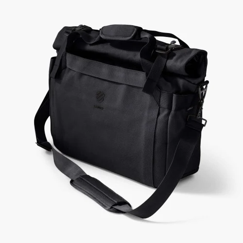 Langly Weekender Flight Bag With Camera Cube - Black