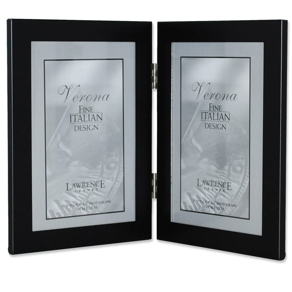 Lawrence Frames Black Aluminum 4x6 Double