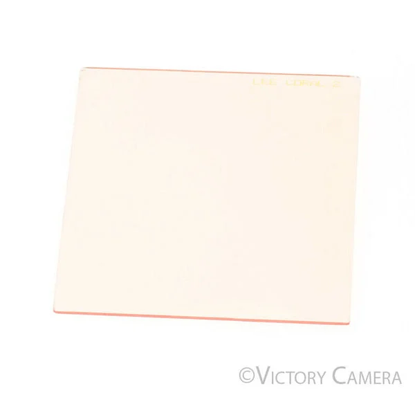 Lee 100mm x 100mm Square Coral 2 Polycarbonate Filter [BAR]