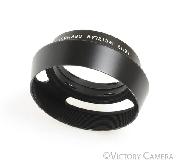 Leica 12586 Metal Windowed Lens Shade / Hood for Summilux 50mm f1.4 [EXC-]
