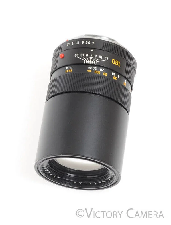 Leica Elmar-R 180mm f4 3-Cam SLR Telephoto Prime Lens -Clean Glass- [EXC+]