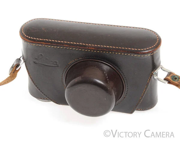 Leica Genuine ENOOR 14523 Leather Ever Ready Case for IIIG 3G[EXC]